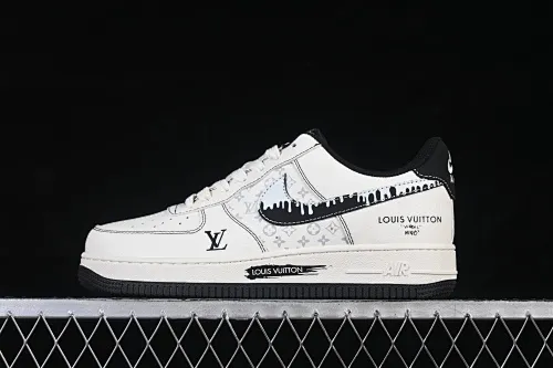 All categories Nk Air Force 1 Air Force series Nk Air Force 1 Low Air Force low-top Nike Air Force 1'07 Low Classic white and black color Air Force 1 low-top casual sneakers KG6699-F31